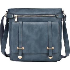Women's Vegan Leather Crossbody Bag - Chic, Multi-Pocket, Versatile & Stylish